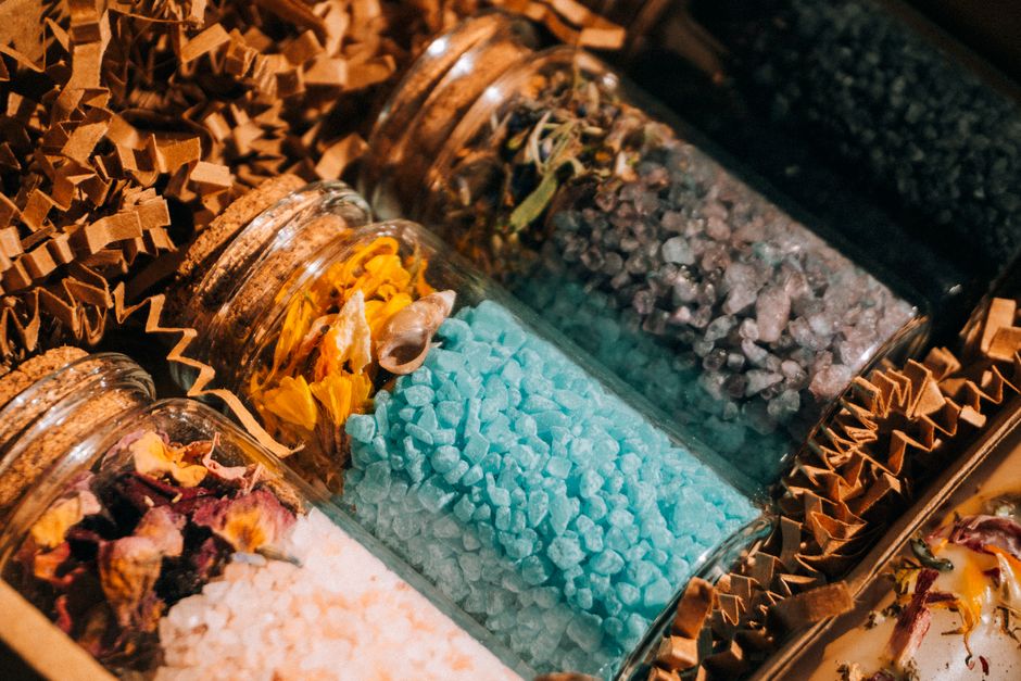 Sels de bain à offrir : recette et jolies étiquettes